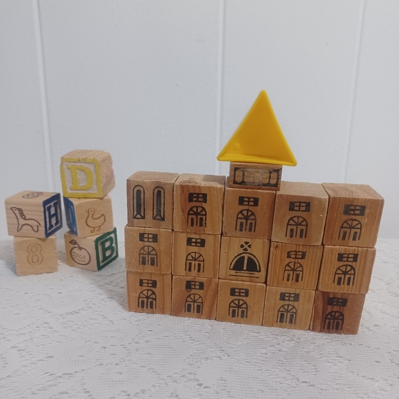 Vintage Wood Blocks - Picture 2 of 6